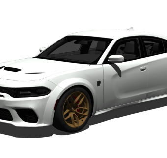 超精细汽车模型 道奇 挑战者 DodgeChargerSRT